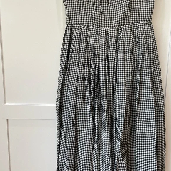1960s Plaid Gingham Vintage Dress 2 Small - Picture 5 of 6
